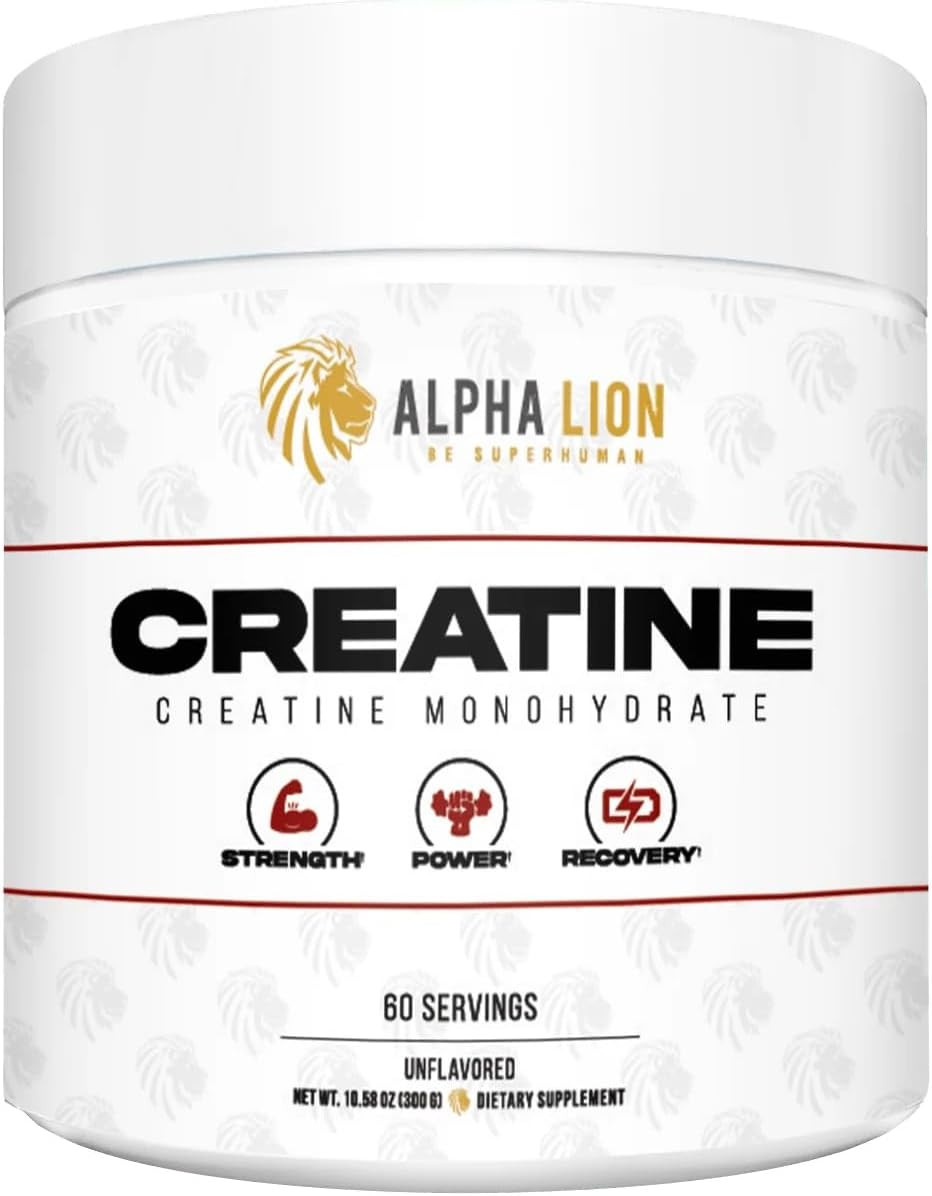 Creatine Monohydrate Powder, 5000Mg per Serving (5G), Supports Muscle Strength,
