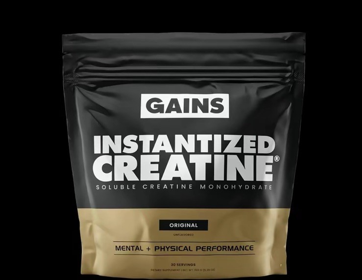Instantized Creatine Monohydrate Powder – Pre Workout, Muscle Building, 30 Servi