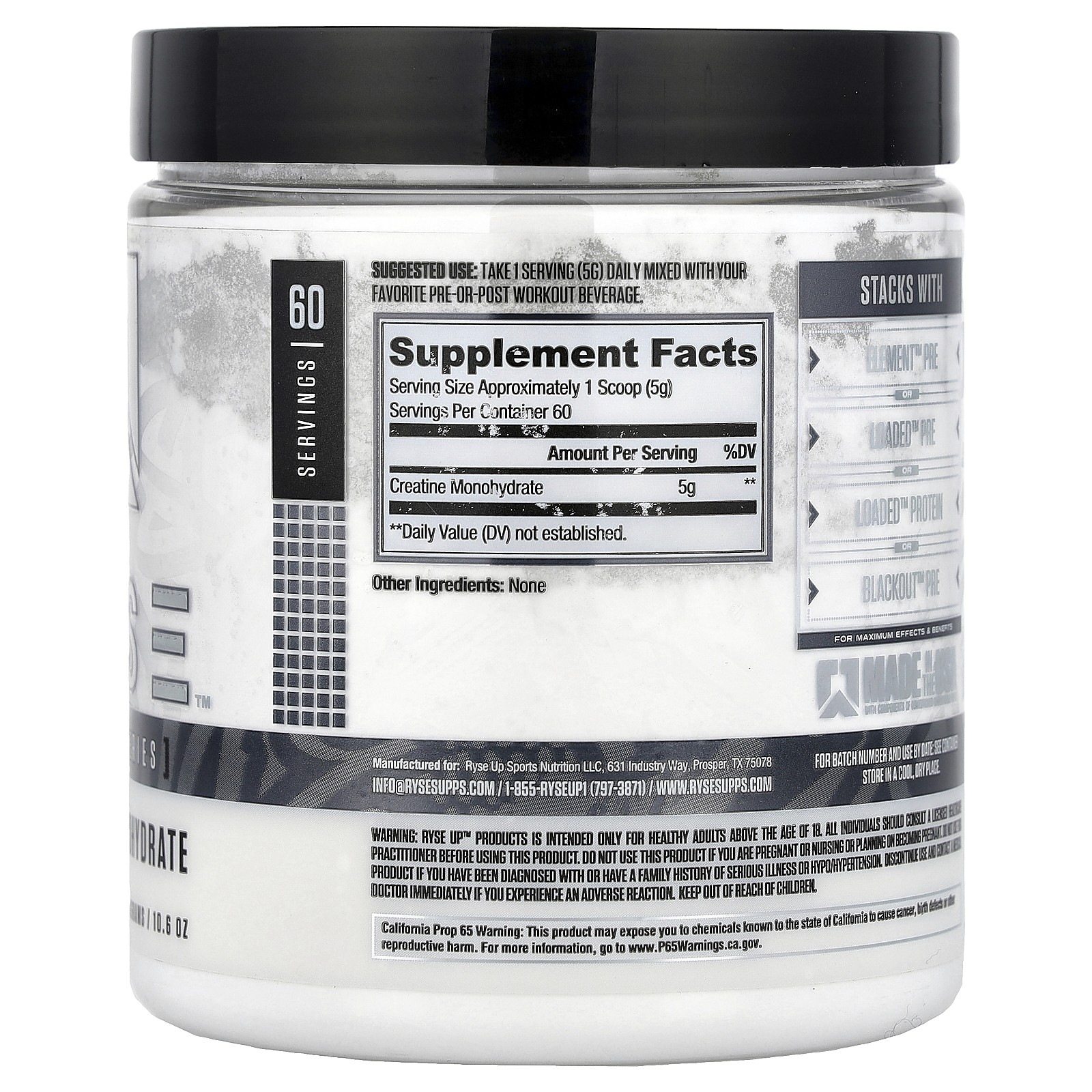 Element Series, Creatine Monohydrate, 10.6 oz (300 g)