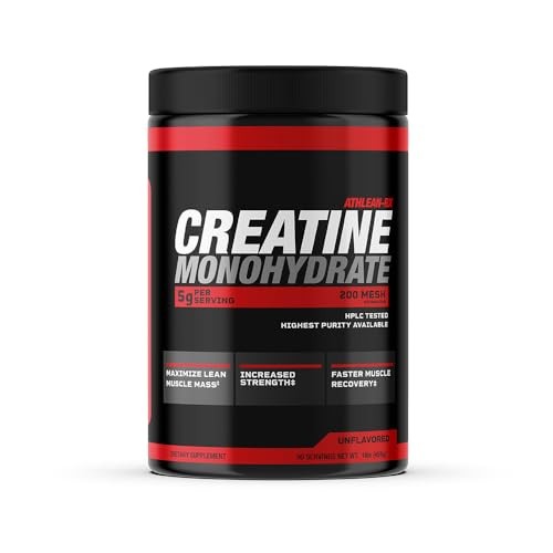 Creatine Monohydrate Powder 90 Servings Muscle Strength Power