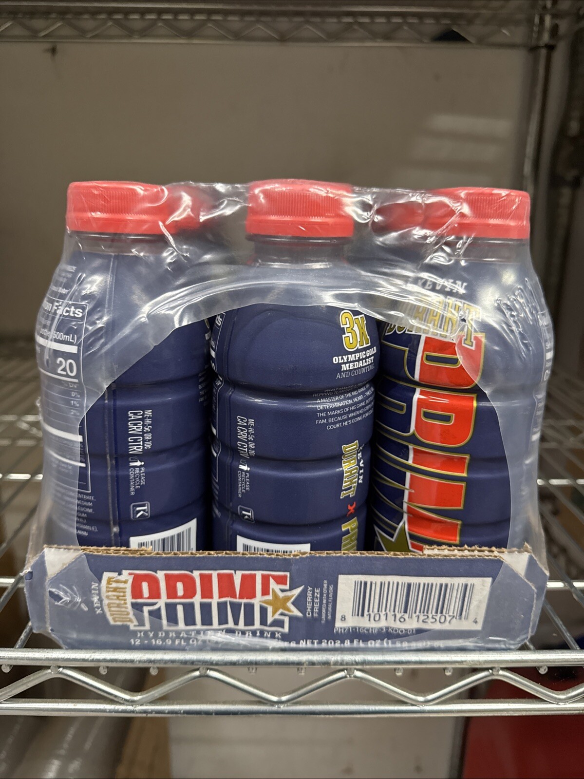 PRIME HYDRATION Drink (16.9oz) Sealed Case – Kevin Durant (Limited Edition)
