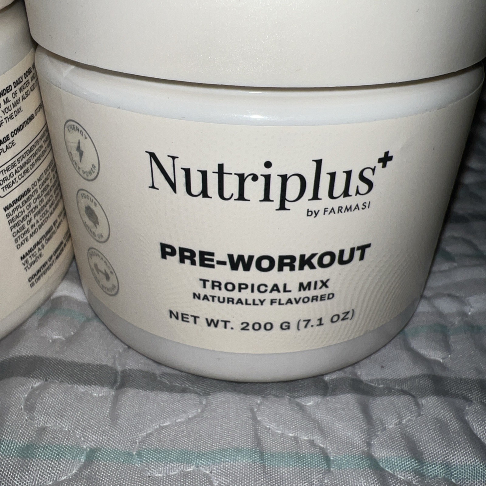 Set Creatine Powder And Pre Workout Powder Farmasi
