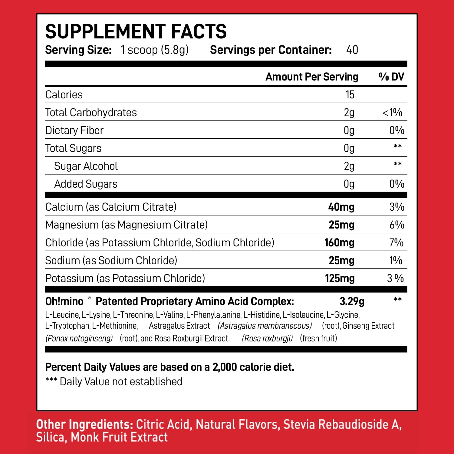Ohmino BCAAs + EAAs, All 9 Essential Amino Acids for Muscle Growth Recovery,…