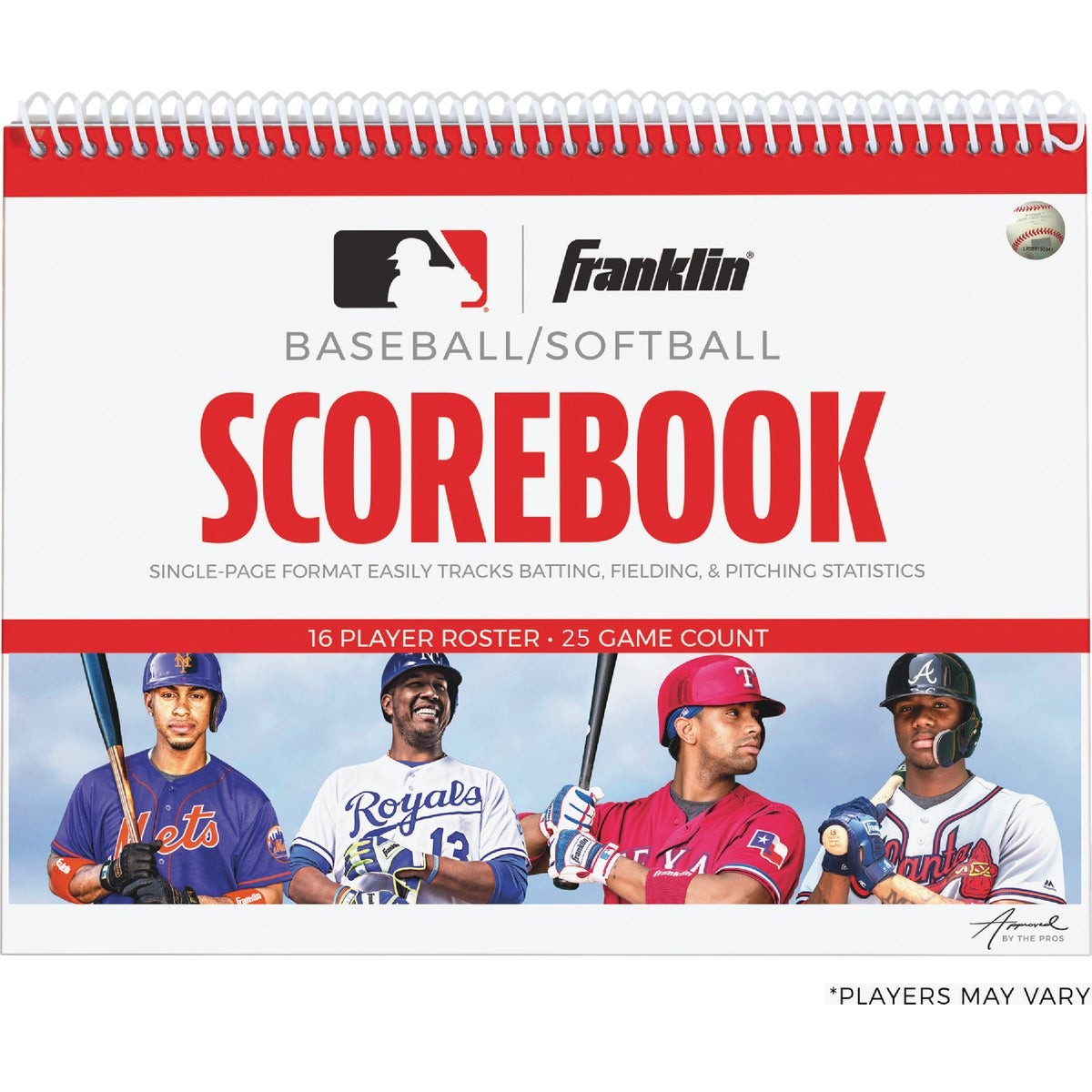 Franklin Baseball and Softball Score Book 19187 Franklin 19187 025725340507 Blue