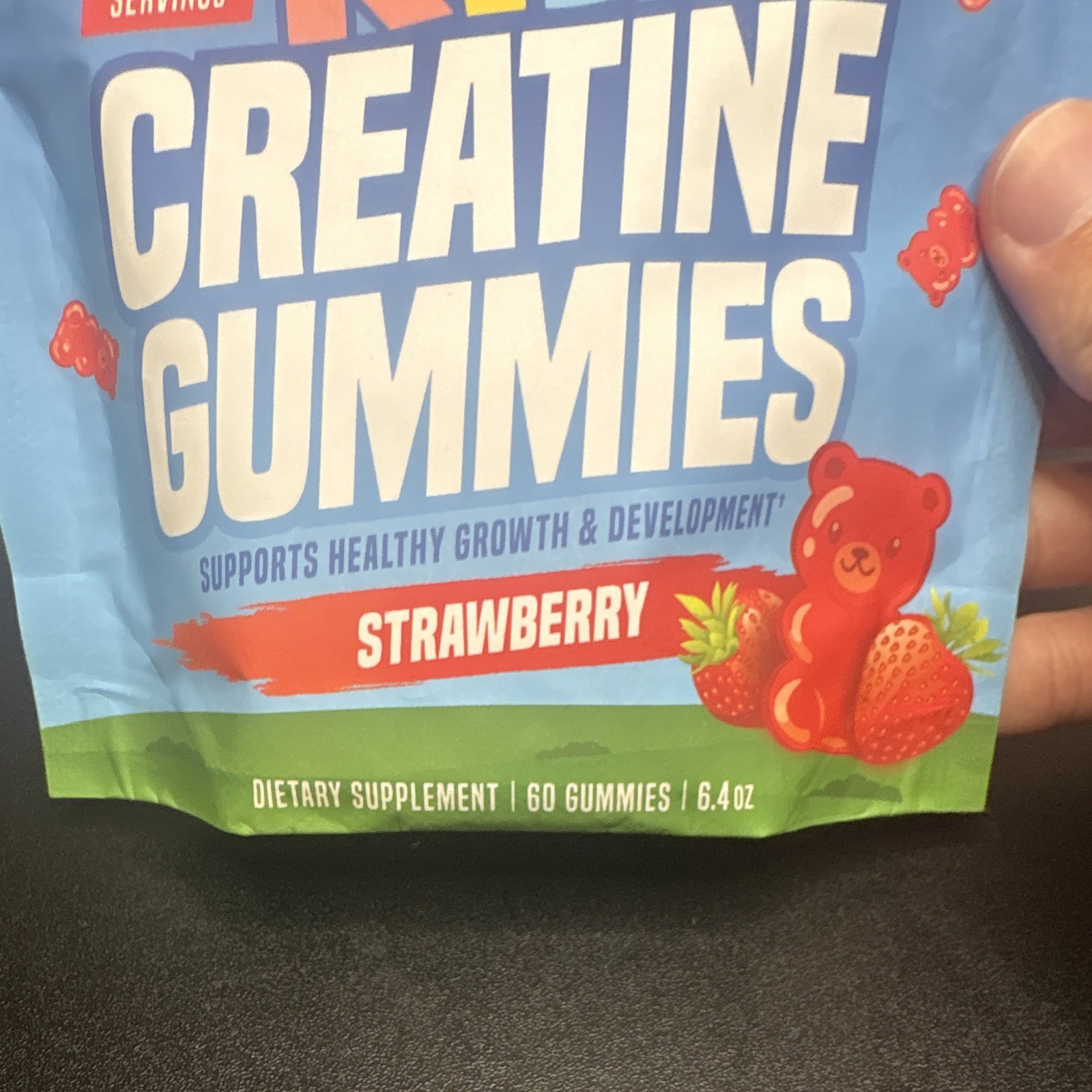 Tasty Gains Kids Creatine Gummies