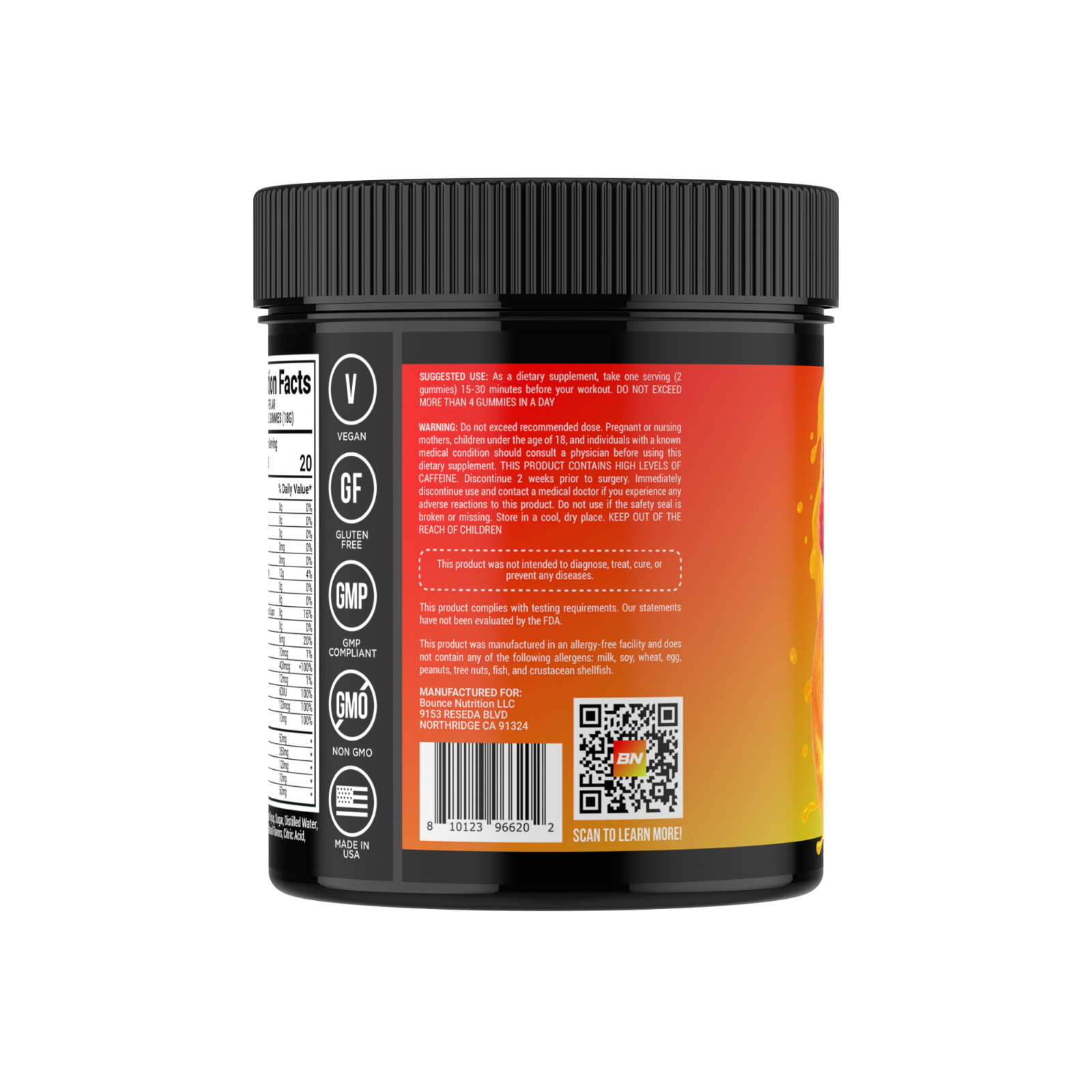 Pre-Workout Gummies – Shred Blend
