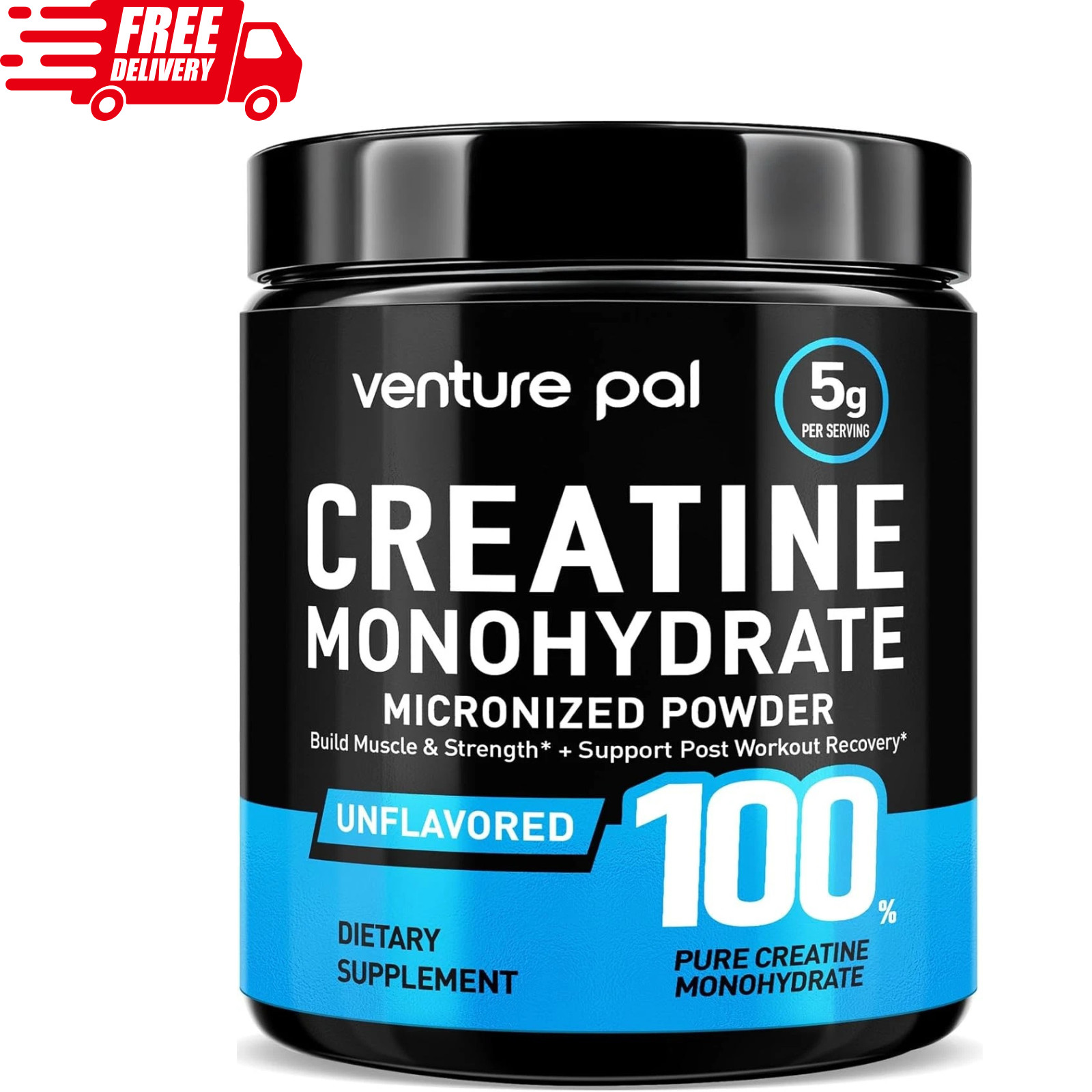 Creatina Monohidratada En Polvo 5g De 60 Porciones Para Mujer Hombre Sin Sabor