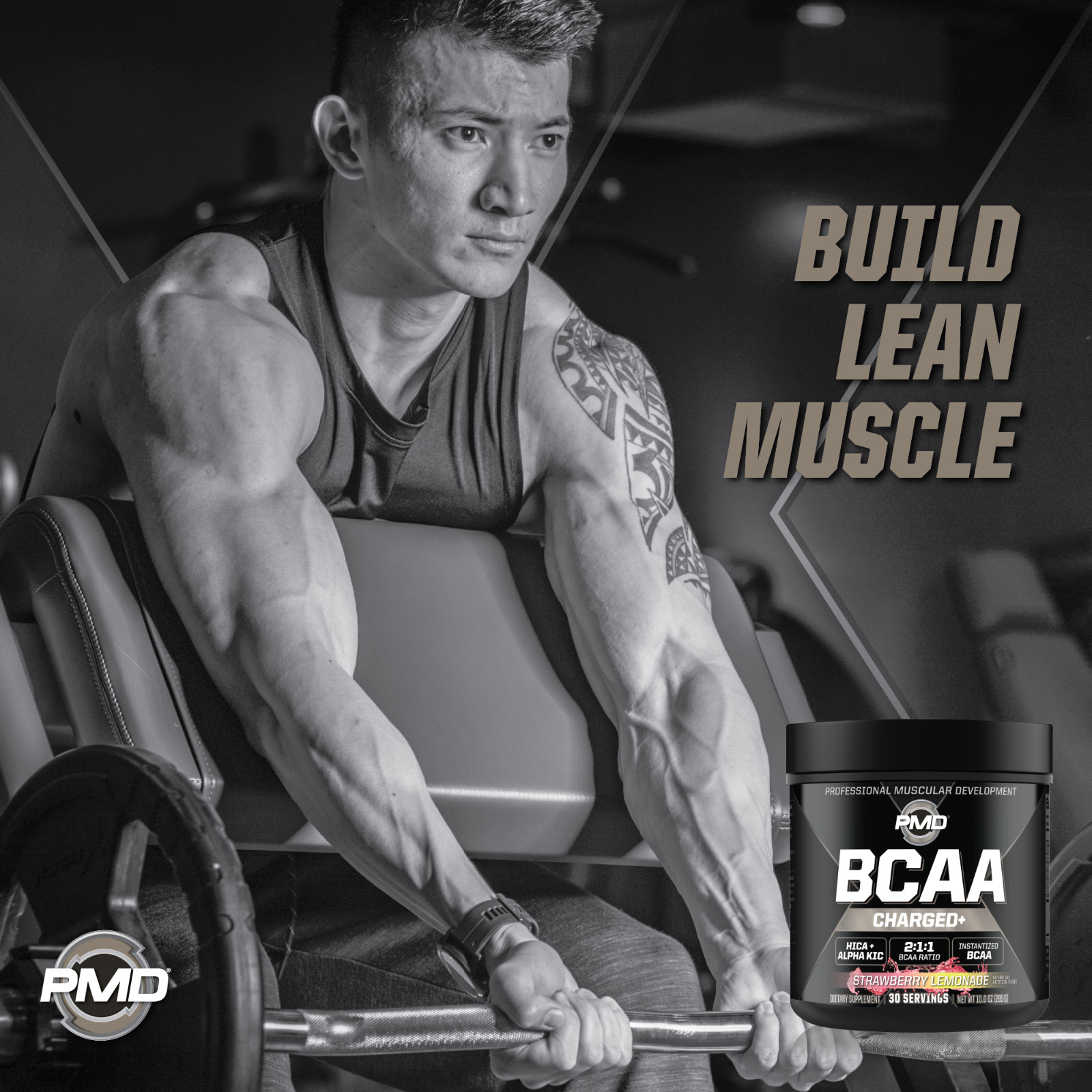 BCAA Charged Amino Acid Drink- Performance – Recovery- Straw-Lemonade (30 Serve)