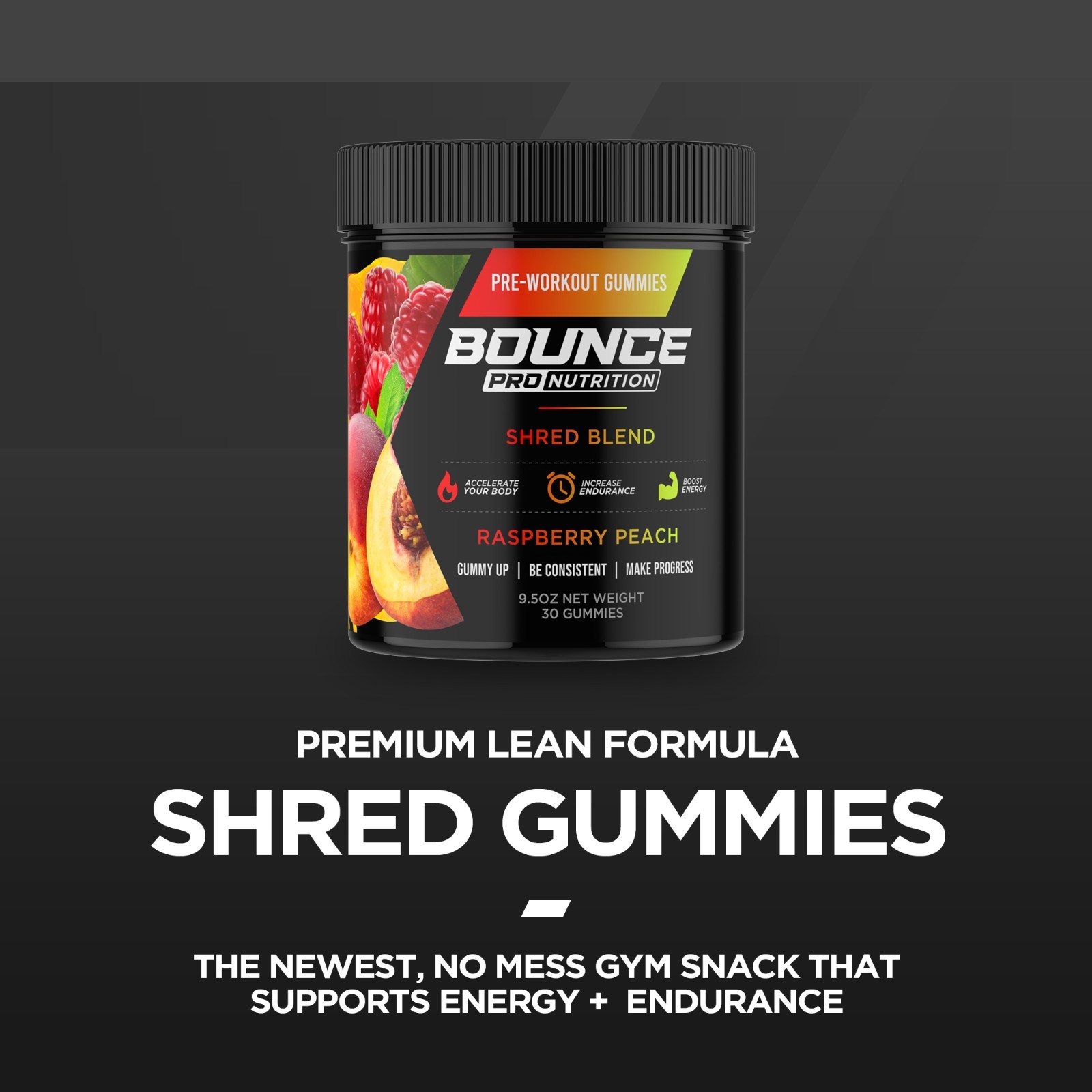 Pre-Workout Gummies – Shred Blend