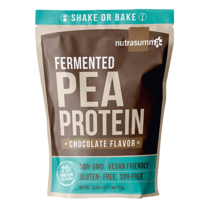 nutrasumma Fermented Pea Protein 2.11 lb Pouch – Chocolate Flavor