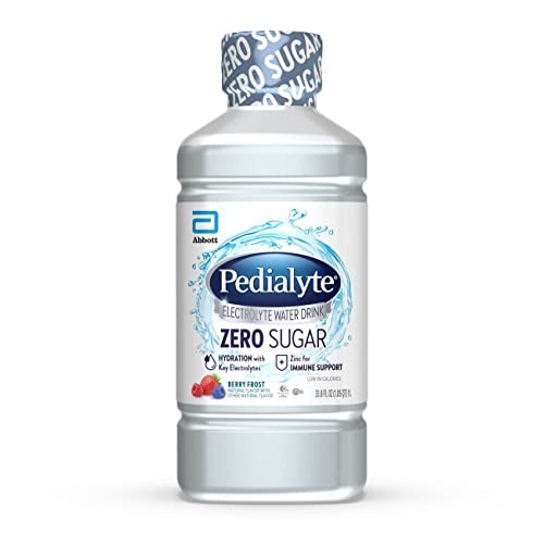 Pedialyte Electrolyte Water with Zero Sugar, 1 l (Pack of 1) Berry Frost