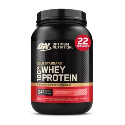 Optimum Nutrition Gold Standard 100% Whey Protein Powder – Strawberries &