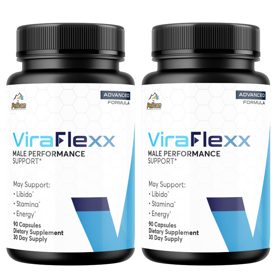 ViraFlexx- Bodybuilding & Men’s Health Support- 2 Bottles- 180 Capsules