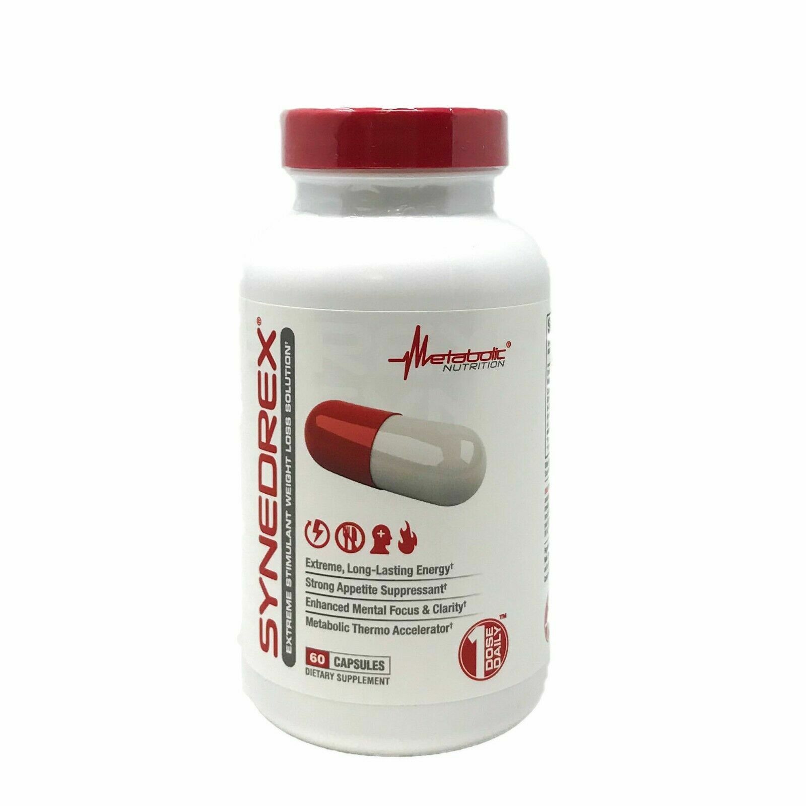 WEIGHT LOSS Best Thermogenic FAT BURNER Synedrex 120 CAPS (2 x 60) FREE SHIP