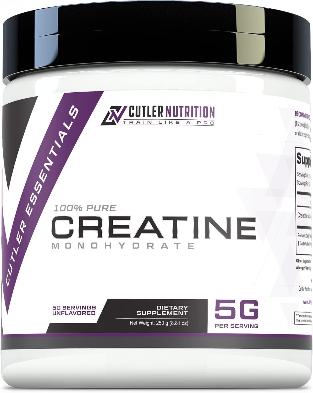 Pure Creatine Monohydrate – 5g for Muscle Growth & Strength – 50 Servings