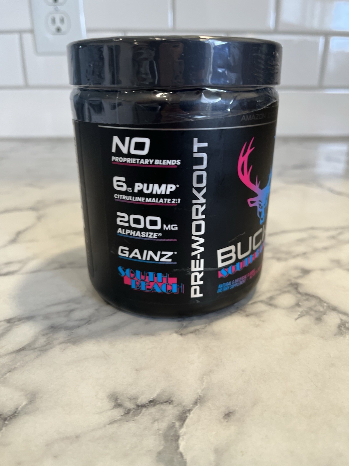 Bucked Up South Beach Pre-Workout; Exp. 05/2026 NEW/SEALED 30 Servings