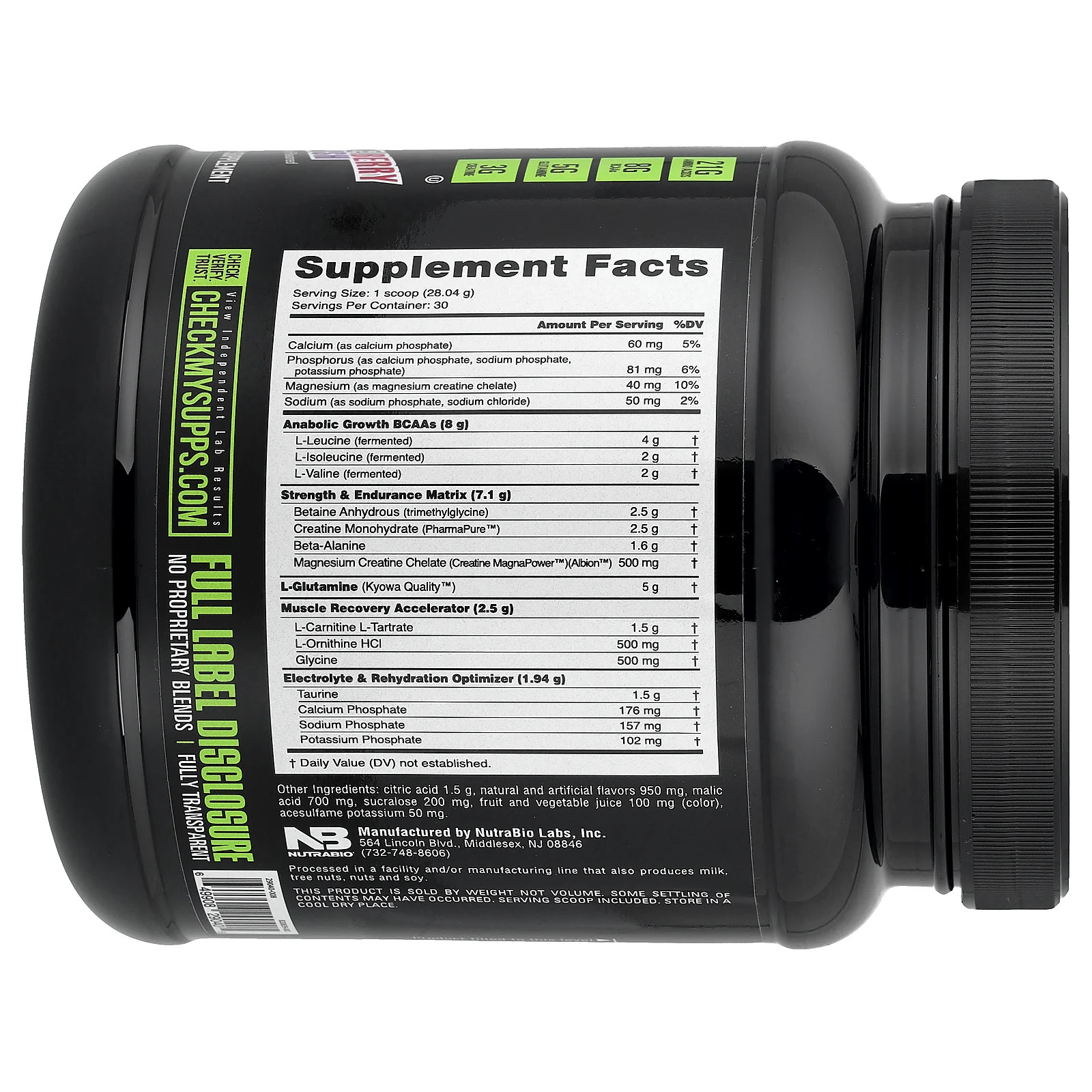 Reload Recovery Matrix, Grape Berry Crush, 1.85 lb (841 g)