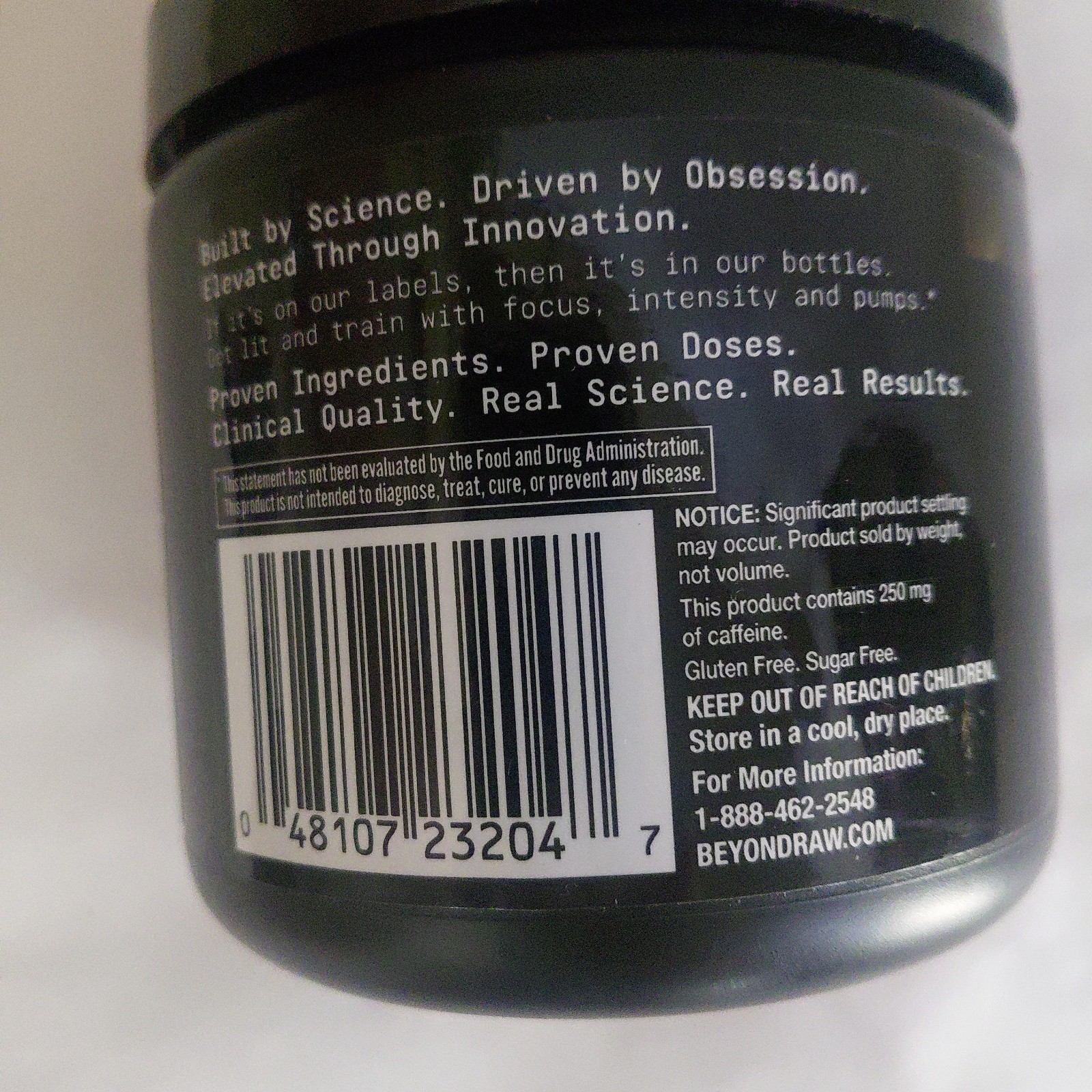 Beyond Raw LIT Strawberry Lemonade Clinically Dosed Pre-Workout 15 Servings 204g