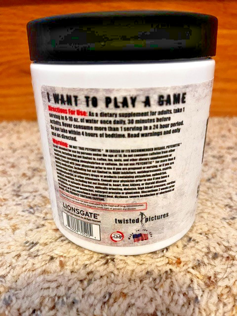 INSANE LABZ PSYCH-O-TIC SAW High Stim Preworkout Energy Focus Pumps 30 Servings