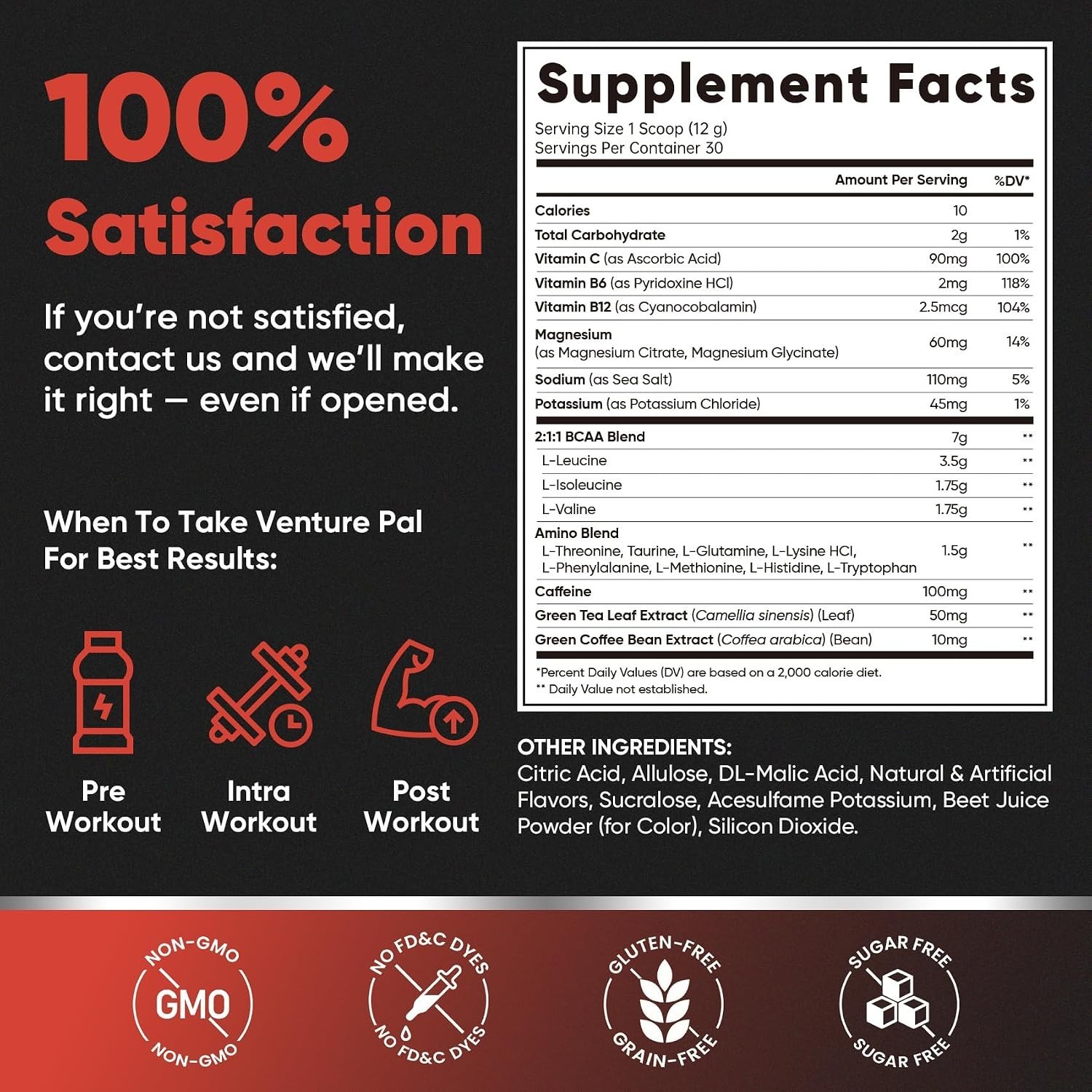 Sugar Free BCAA EAA Powder Supplement Muscle Recovery Growth Supplement
