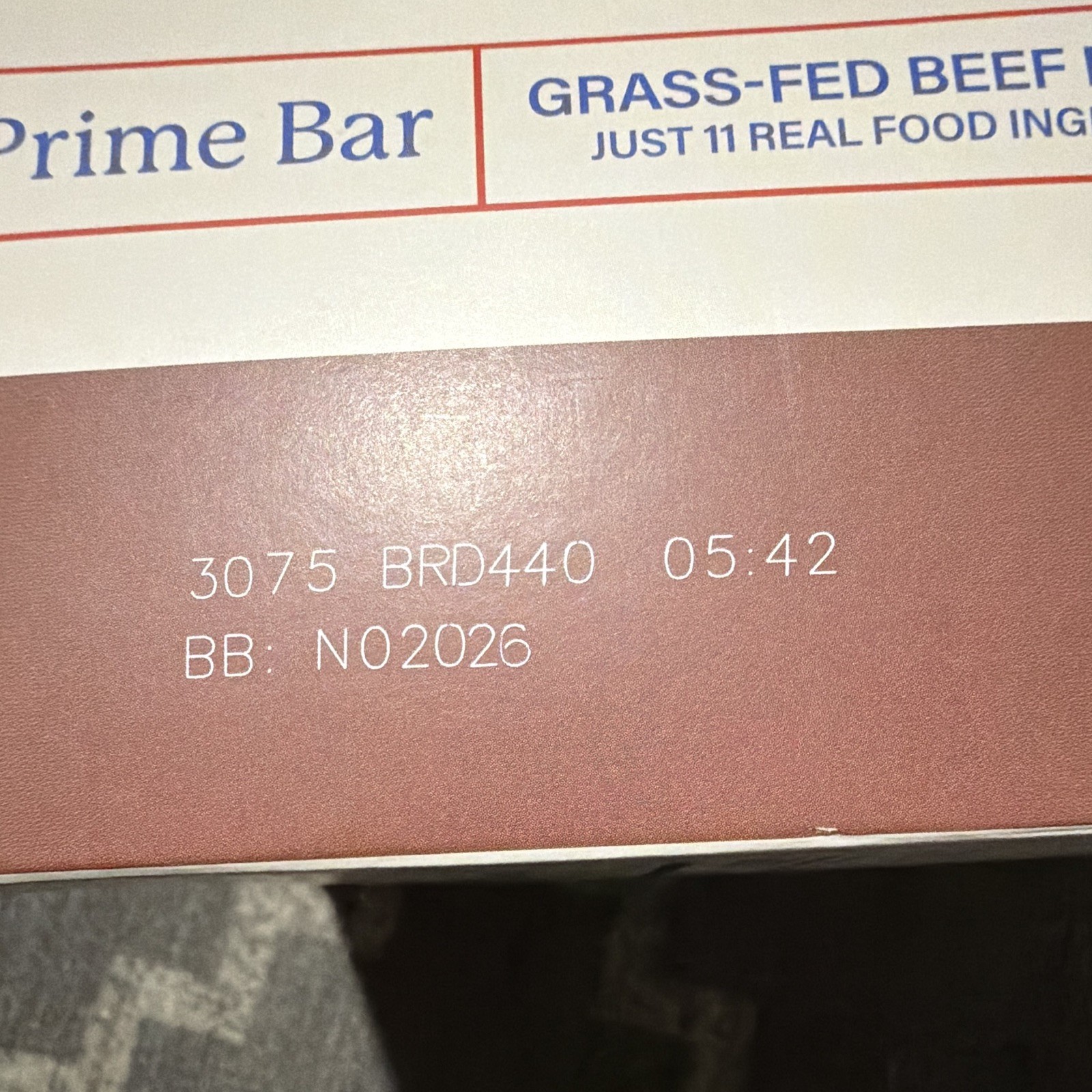 equip Prime Grass Fed Beef Protein Bars Gluten Free Chocolate 12 Ct 25.8 oz