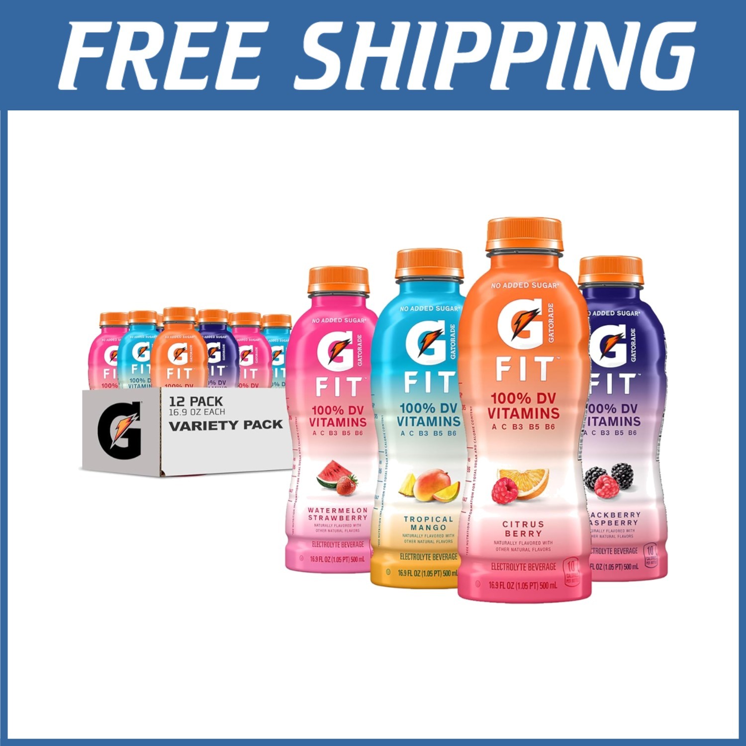 Fit Healthy Hydration Drink Blackberry Raspberry