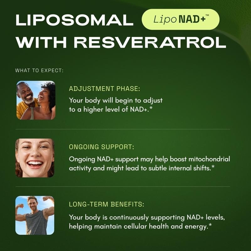 3x Cata-Kor NAD+ Advanced – NAD Supplement with Resveratrol – 180 Capsules