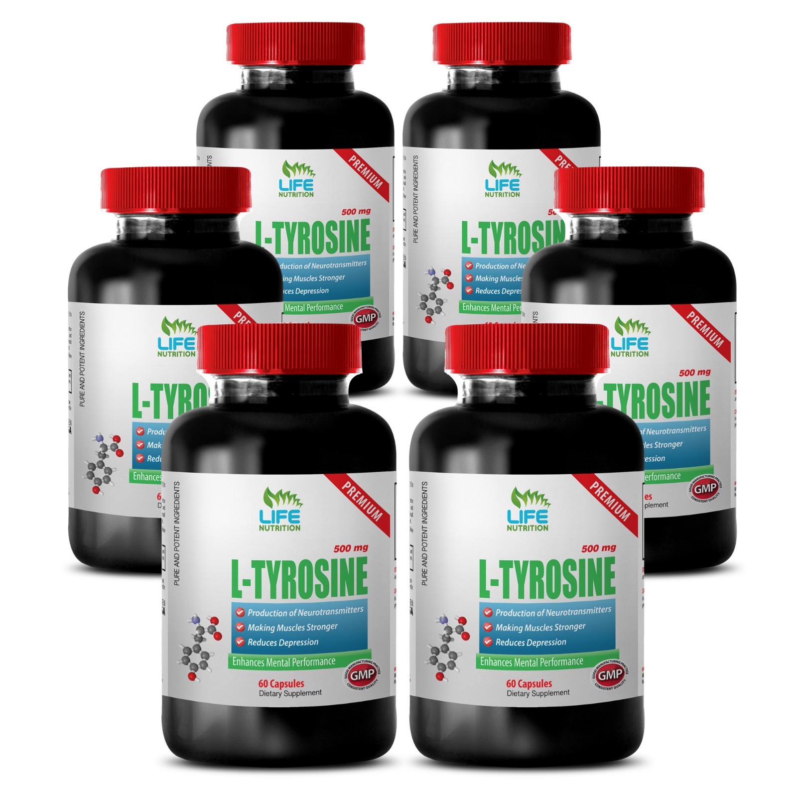 Protein Tablets – L-Tyrosine 515mg – Multi-Functional Healthy Supplement 6B