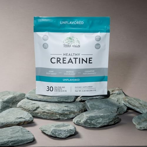 Creatine Monohydrate Powder 30 Stick Packs Unflavored Muscle