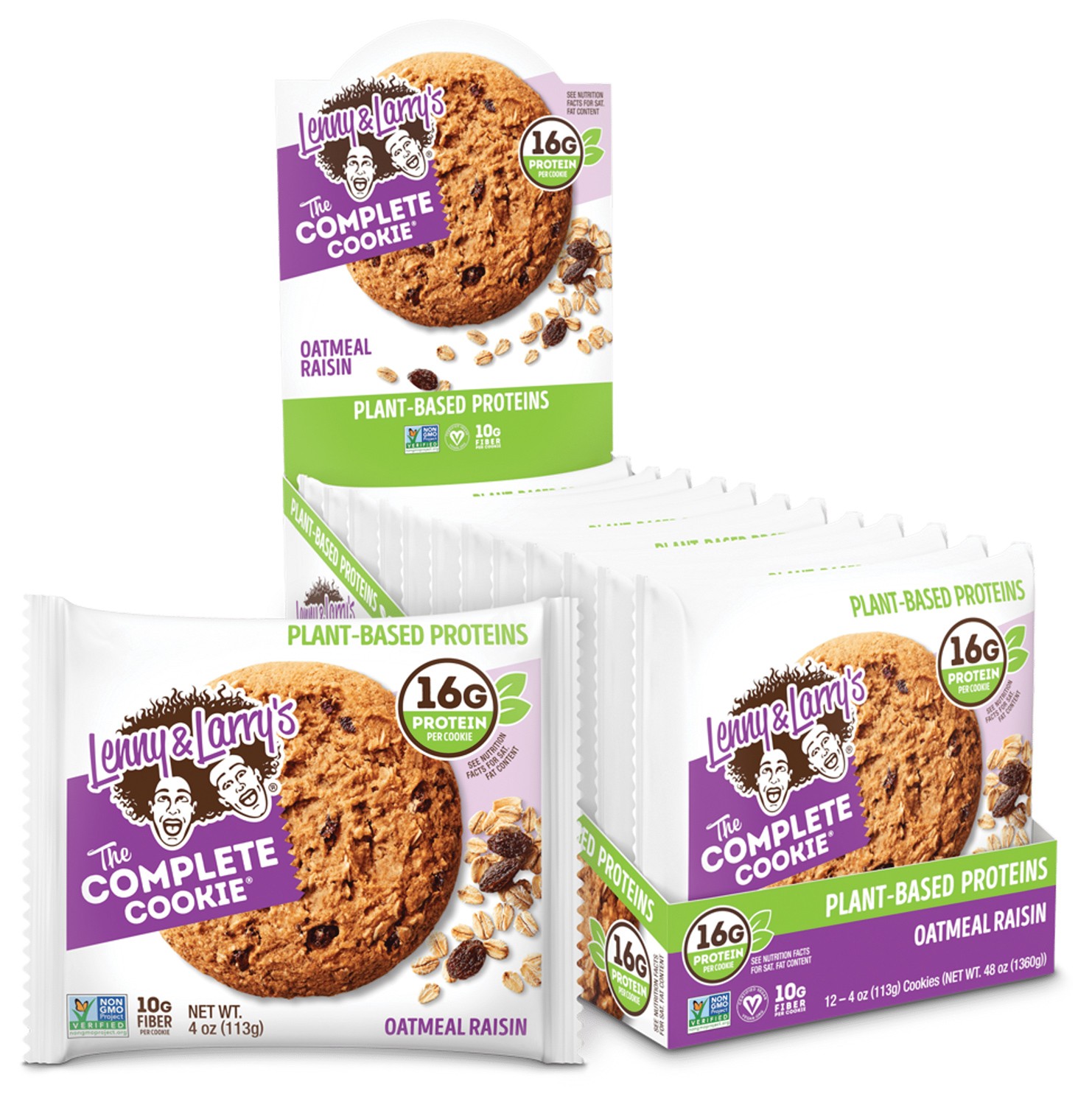 Lenny & Larry Complete Cookie: Oatmeal Raisin Delight Pack of 12