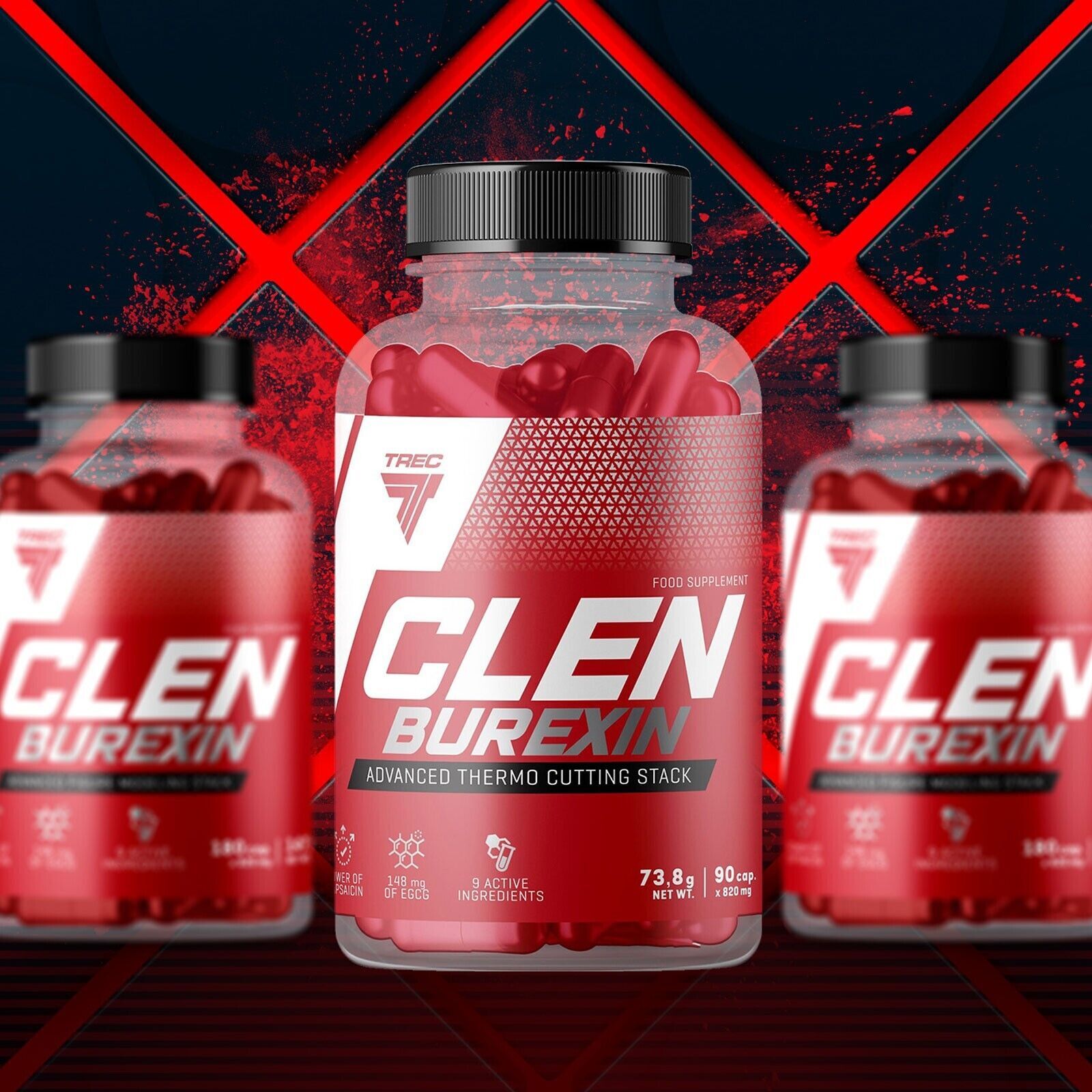 CLENBUREXIN Strong Fat Burner – Weight Loss – Slimming Pills Dietary Supplement