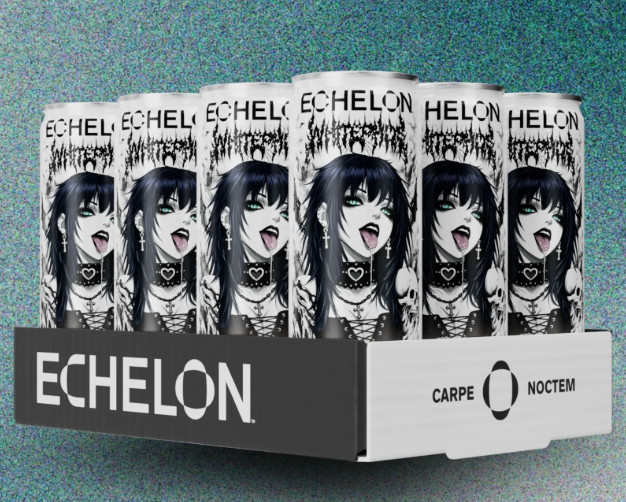 Echelon Goth Girl Spit Energy Drink 12-Pack, 12 fl oz Cans, GET YOUR SPIT ON!