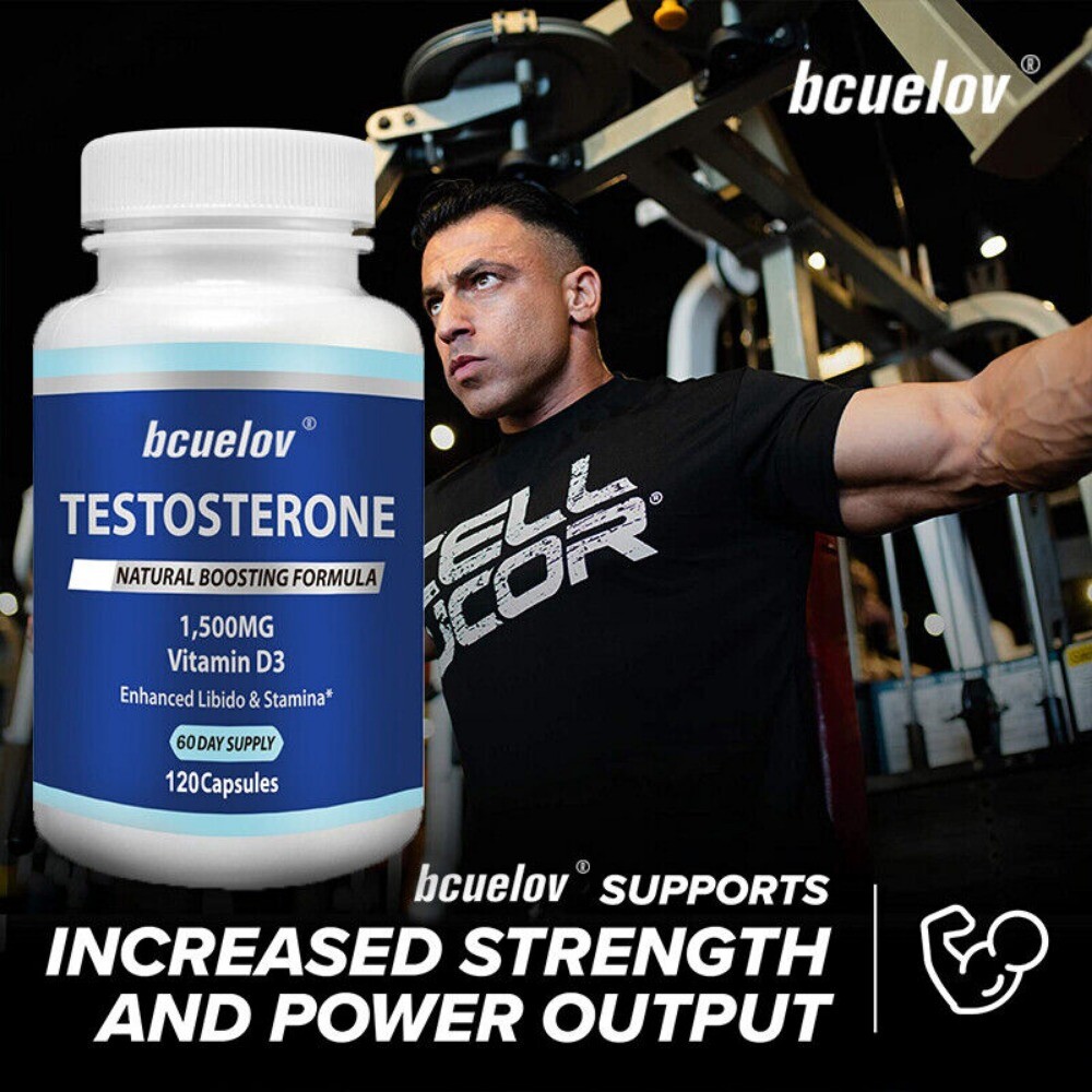 Boost Energy Support Male Enhancement Increase Endurance Muscle Mass 120 Capsule