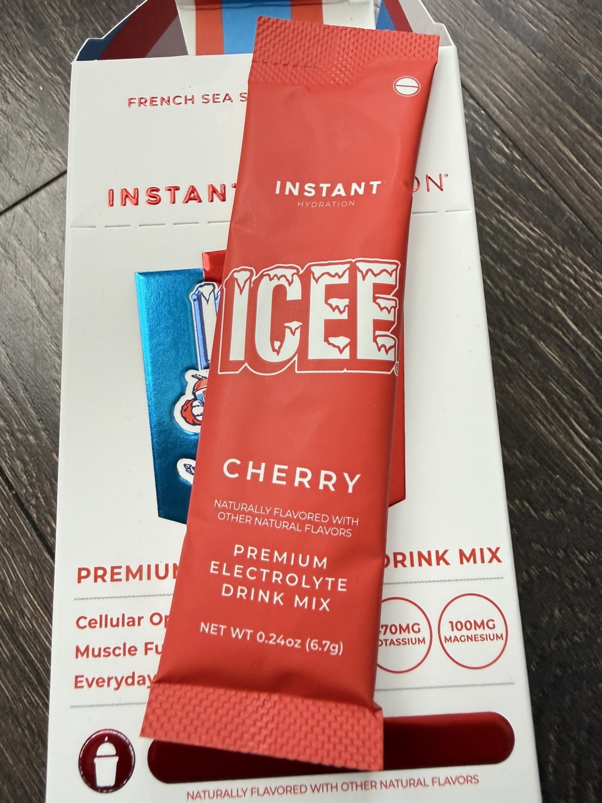 ICEE Hydration Electrolyte Drink Mix Cherry 120 Pack