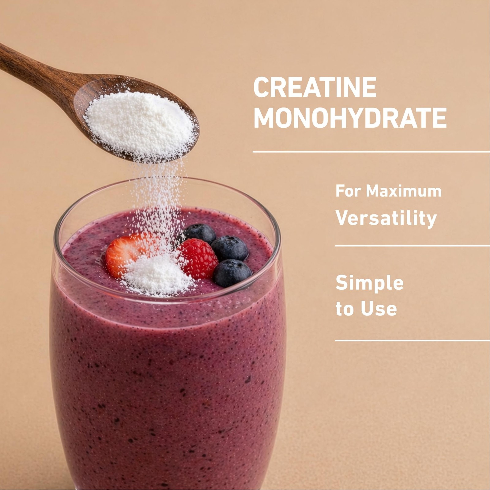 Isopure 100% Pure Creatine Monohydrate Powder, 1.1 Pound (Pack of 1), White