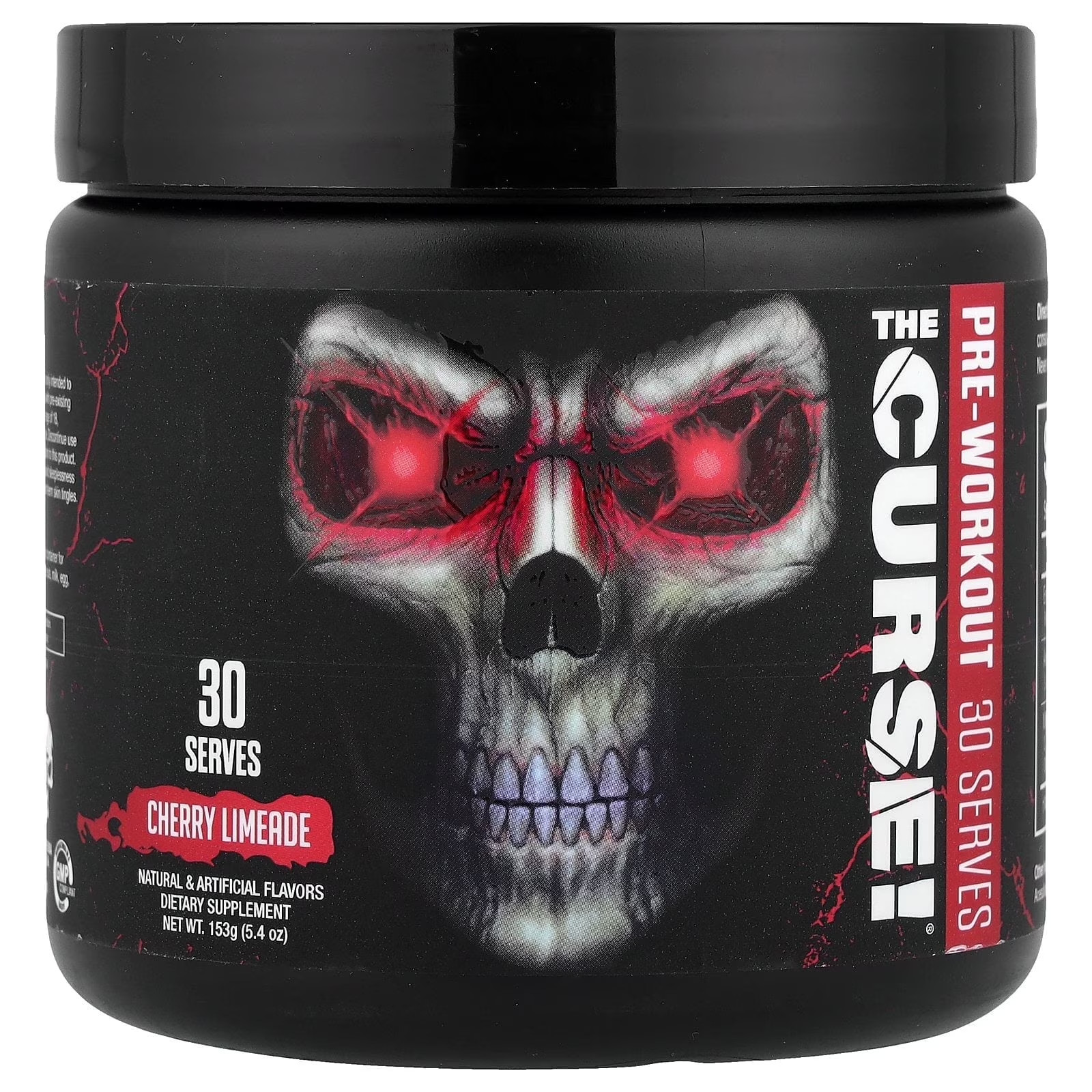 JNX Sports® the Curse Pre Workout Powder Cherry Limeade Pre Workout Mix for Ener