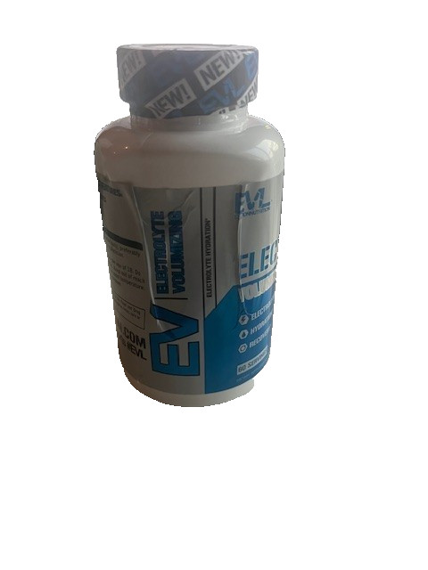 EVLution Nutrition Electrolyte Volumizing Hydration Tablets 60 Servings 10/25
