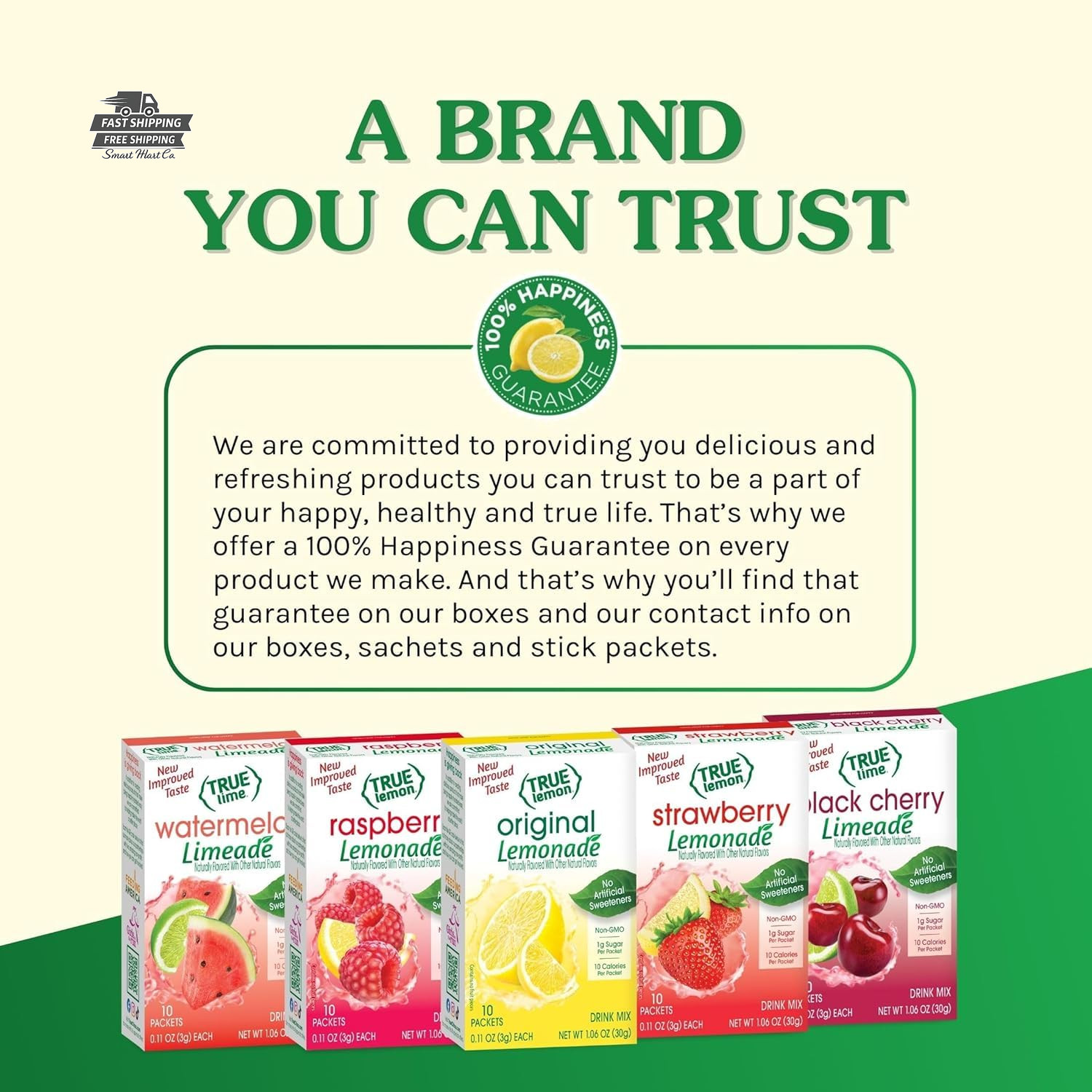 True Lemon Raspberry Lemonade Drink Mix 30 Count