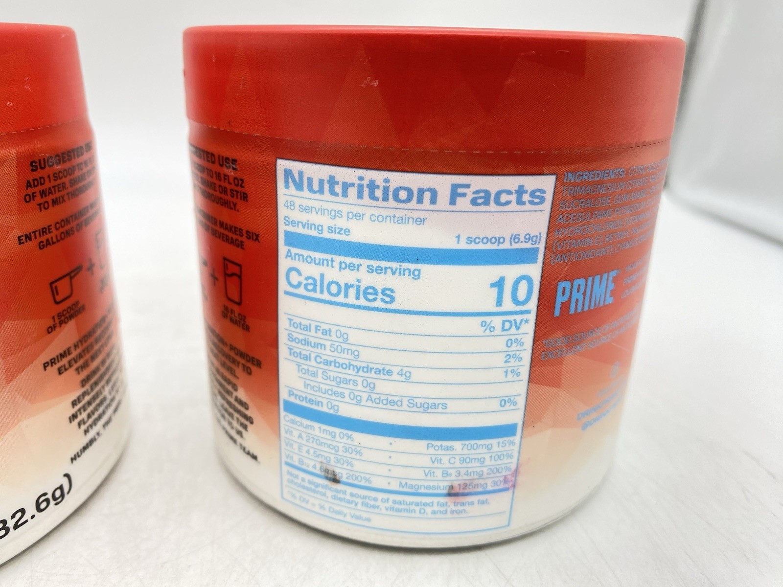 PRIME Hydration+ Powder – Cherry Freeze 2 Pack – 48 Servings Each