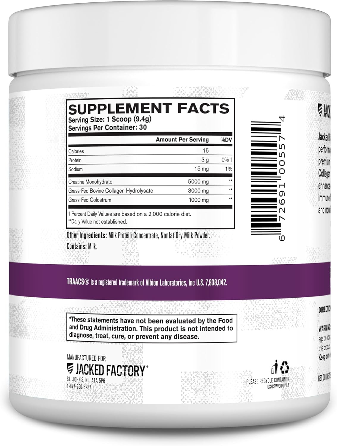 Creatine for Women – Creatine Monohydrate with Collagen + Colostrum to Support W