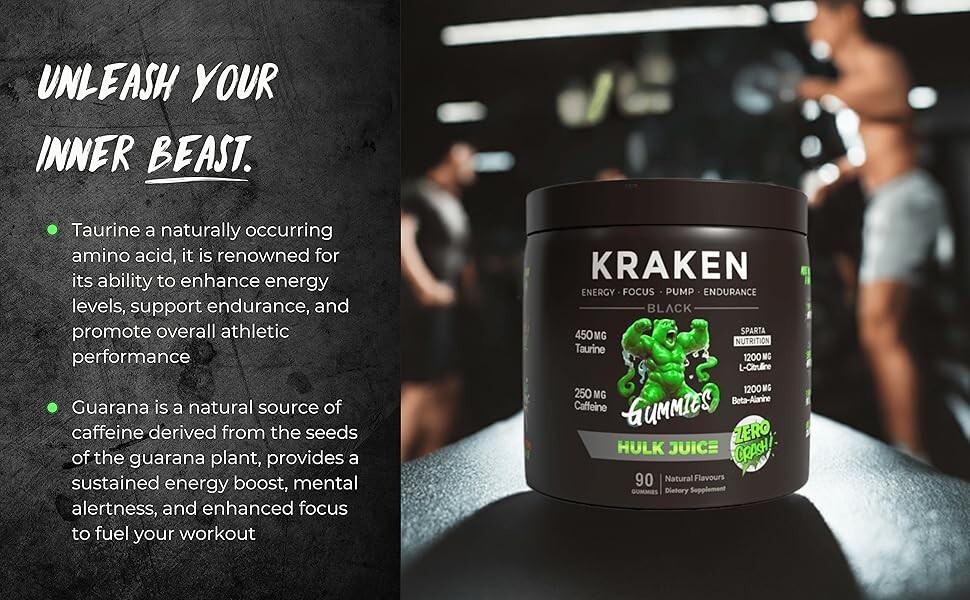 Preworkout Gummies and Creatine Gummies Twin Pack, Caffeine, Taurine + More