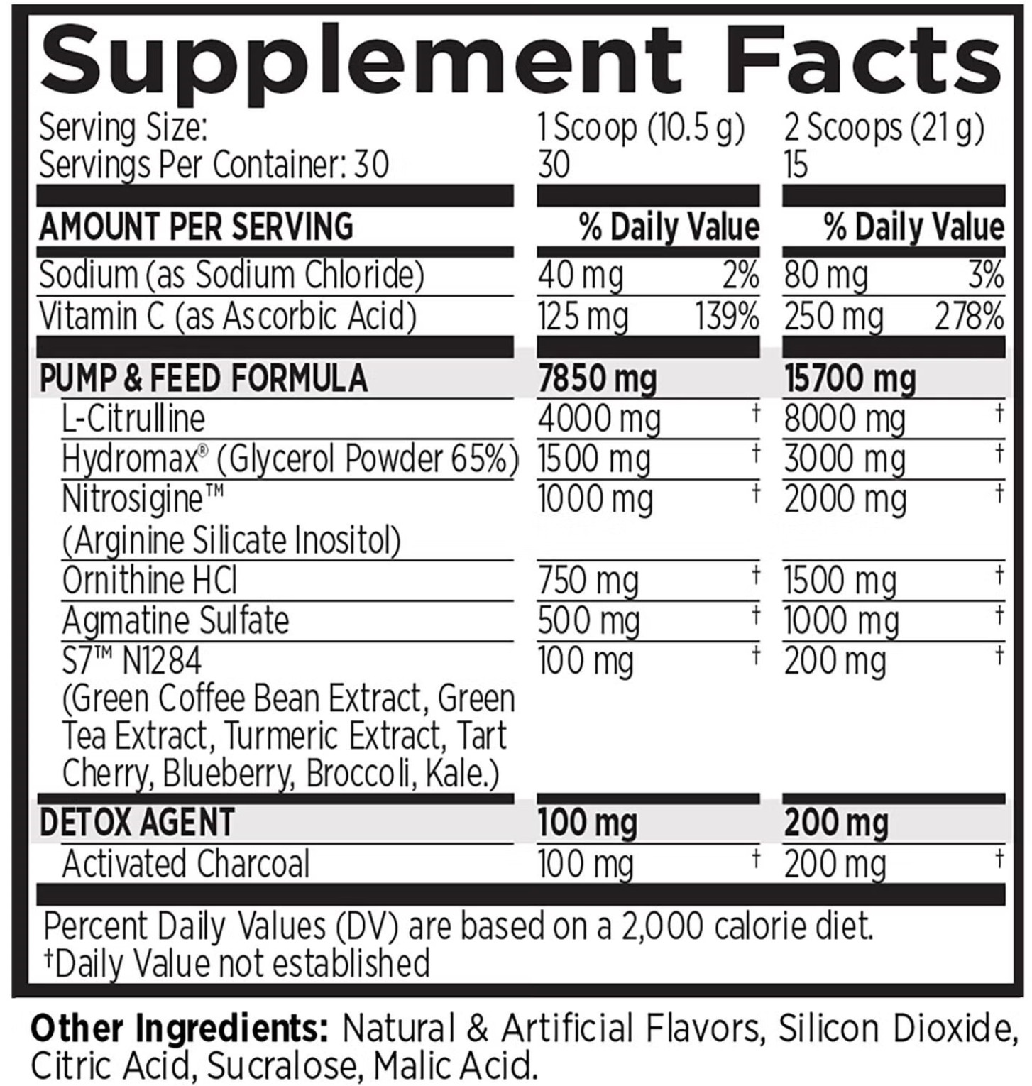 MRI® Performance NO2 Black® Muscle + Pump Nitric Oxide (30 servings) Jack Juice