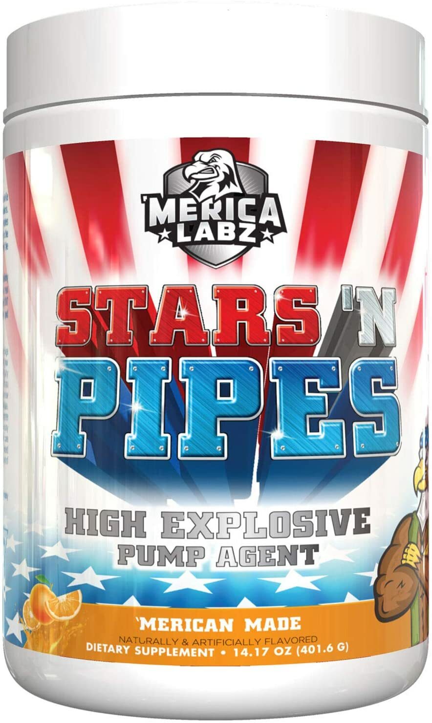 Merica Labz Stars N Pipes | High Intensity Pump Agent PREWORKOUT – ALL FLAVORS
