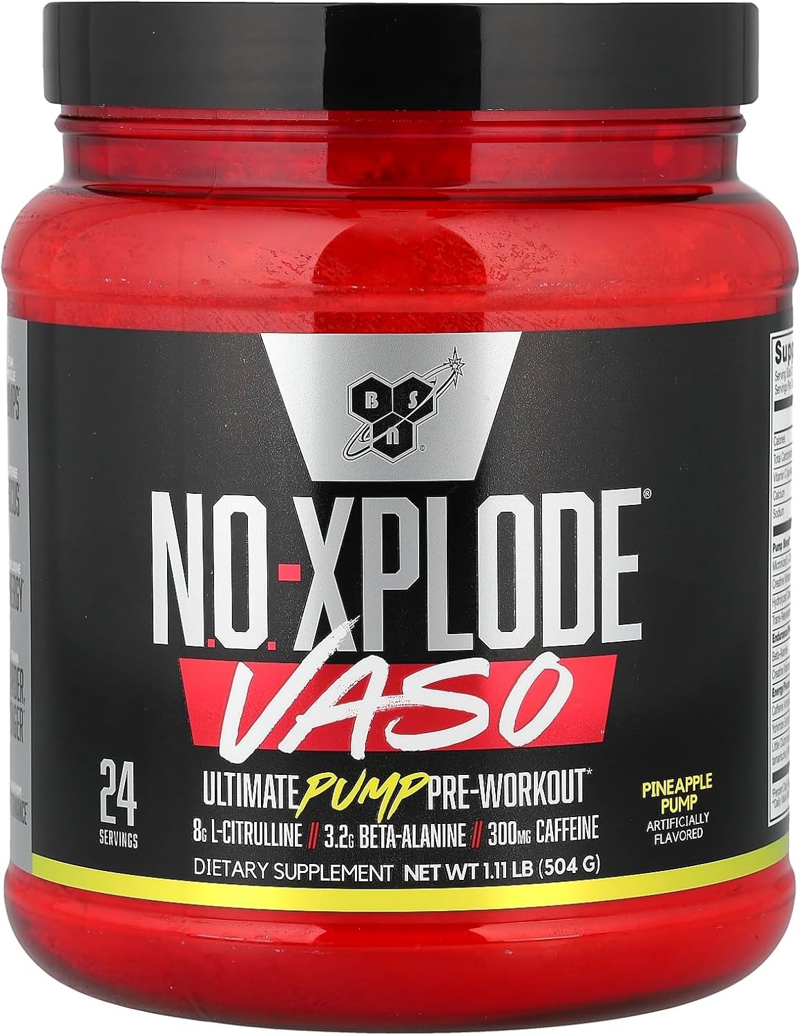 Ultimate N.O.-XPLODE Vaso Pre-Workout Powder – 8g Citrulline, 3.2g Beta-Alanine