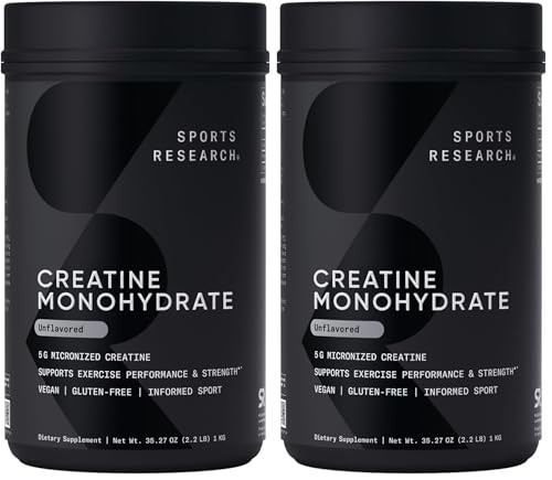 Creatine Monohydrate 5g Micronized Powder 17.64oz Lean Muscle