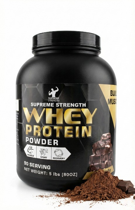 Supreme Strength Whey Protein Powder 5 LBS/ Chocolate