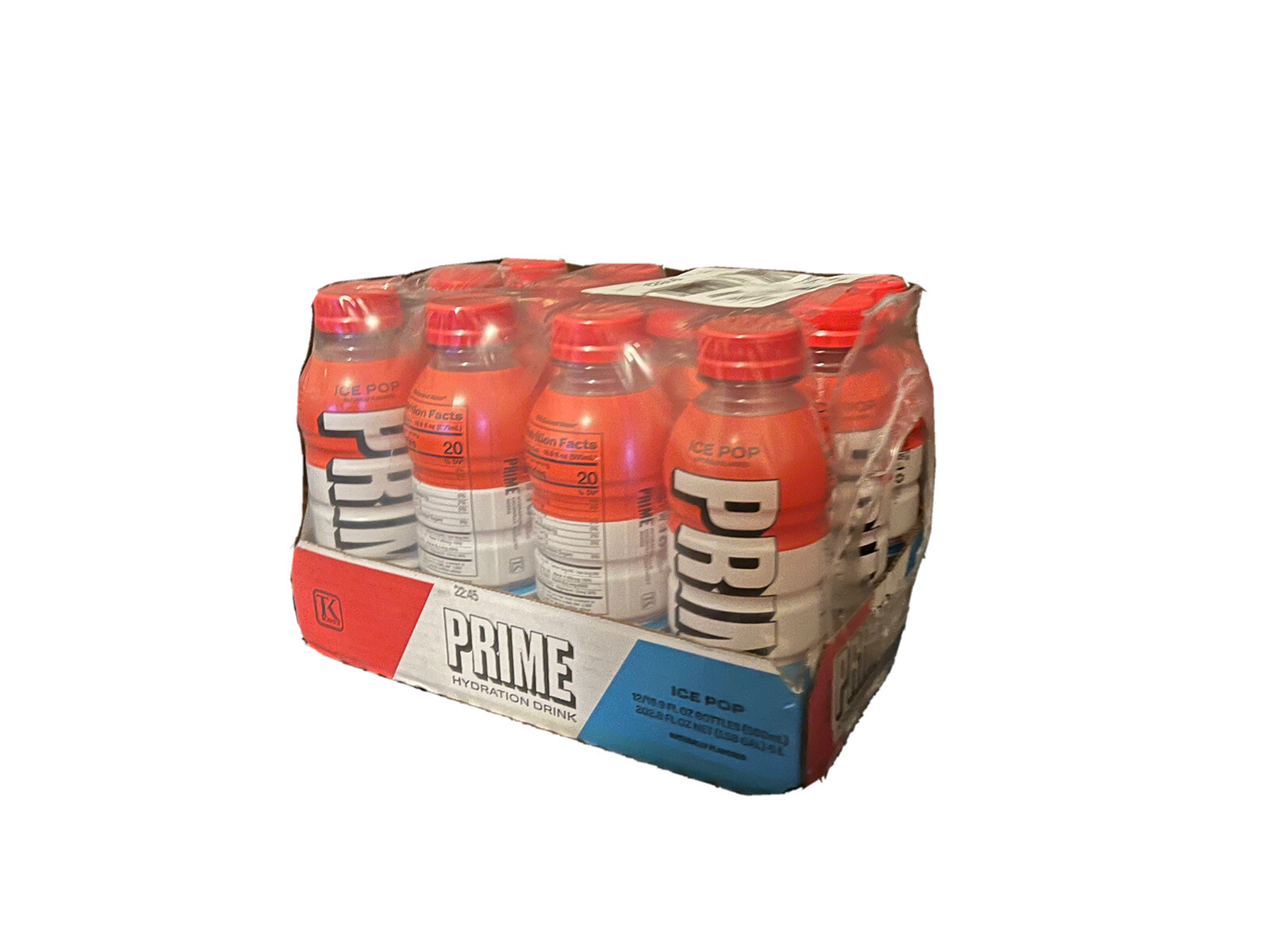 PRIME Hydration Drink – Ice Pop – 12 Pack – NEW Logan Paul/KSI