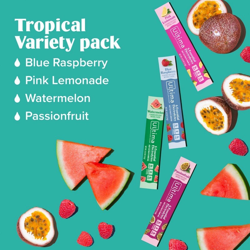 Tropical Variety Pack Electrolyte Drink Mix – 8pk
