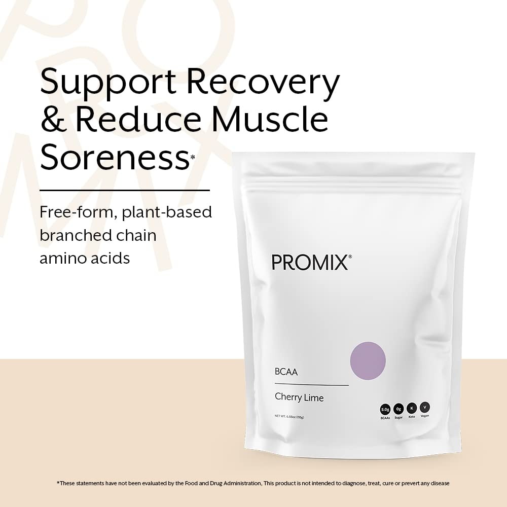 Promix BCAA Post-Workout Energy Powder – 5g Micronized BCAAs, Sugar Free, Pla…