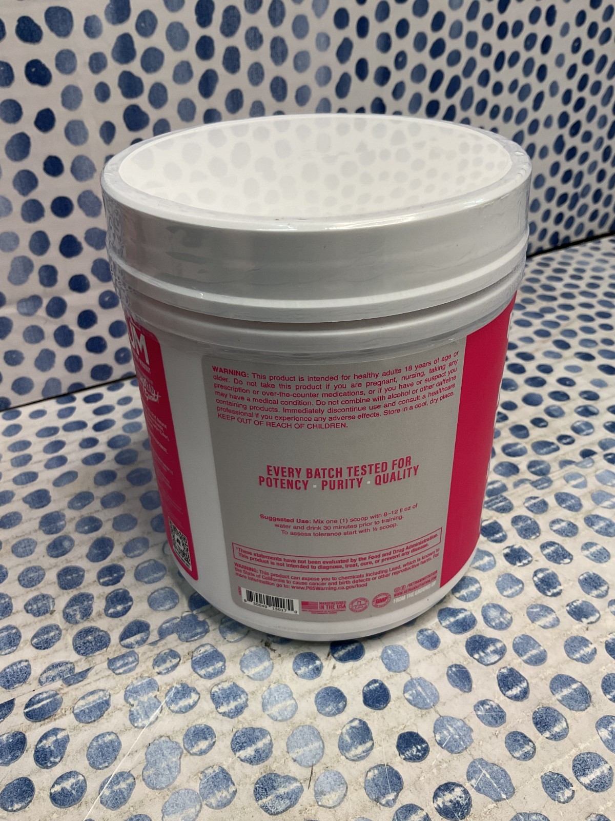 RAW Nutrition CBUM Essential Pre Workout Dragon Fruit 18.77oz Exp 03/2027